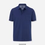 OLYMP oblačila 2DD6J2069 casual modern fit, polo, indigo