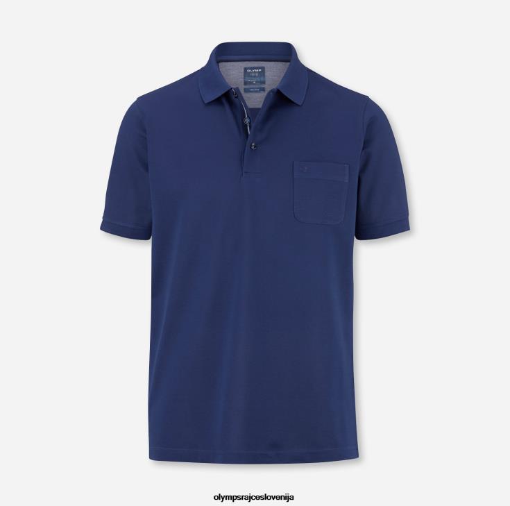 olymp_oblacila_2dd6j2069_casual_modern_fit_polo_indigo.jpg OLYMP oblačila 2DD6J2069 casual modern fit, polo, indigo - Image 1