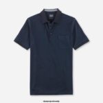 OLYMP oblačila 2DD6J2070 casual modern fit, polo, polnočno modra