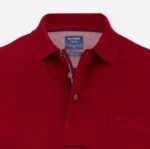 OLYMP oblačila 2DD6J2071 casual modern fit, polo, temno rdeča - Image 2