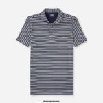 OLYMP oblačila 2DD6J2072 casual modern fit, polo, marine