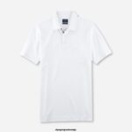 OLYMP oblačila 2DD6J2076 casual moderen kroj, polo, bela