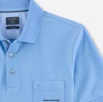 OLYMP oblačila 2DD6J2077 casual modern fit, polo, svetlo modra - Image 2