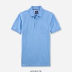 OLYMP oblačila 2DD6J2077 casual modern fit, polo, svetlo modra