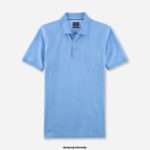 OLYMP oblačila 2DD6J2077 casual modern fit, polo, svetlo modra