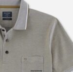 OLYMP oblačila 2DD6J2079 casual modern fit, polo, kaki - Image 2