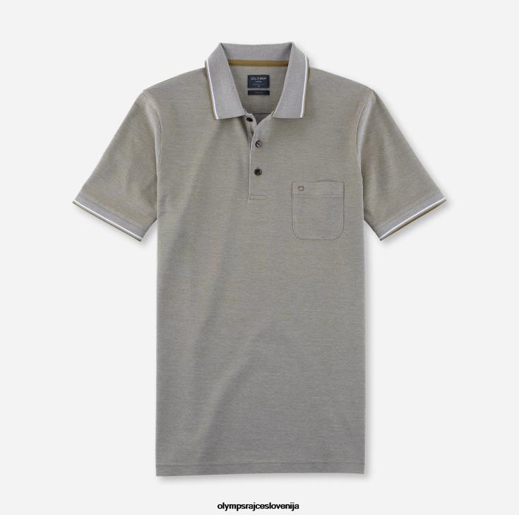 olymp_oblacila_2dd6j2079_casual_modern_fit_polo_kaki.jpg OLYMP oblačila 2DD6J2079 casual modern fit, polo, kaki - Image 1