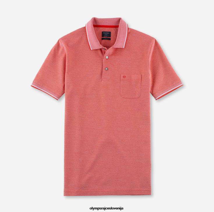 olymp_oblacila_2dd6j2085_casual_modern_fit_polo_rust.jpg OLYMP oblačila 2DD6J2085 casual modern fit, polo, rust - Image 1