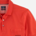 OLYMP oblačila 2DD6J2086 casual modern fit, polo, rust - Image 2