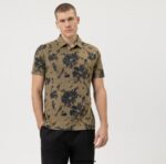 OLYMP oblačila 2DD6J2088 casual modern fit, polo, kaki