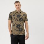 OLYMP oblačila 2DD6J2088 casual modern fit, polo, kaki
