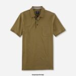 OLYMP oblačila 2DD6J2090 casual modern fit, polo, kaki
