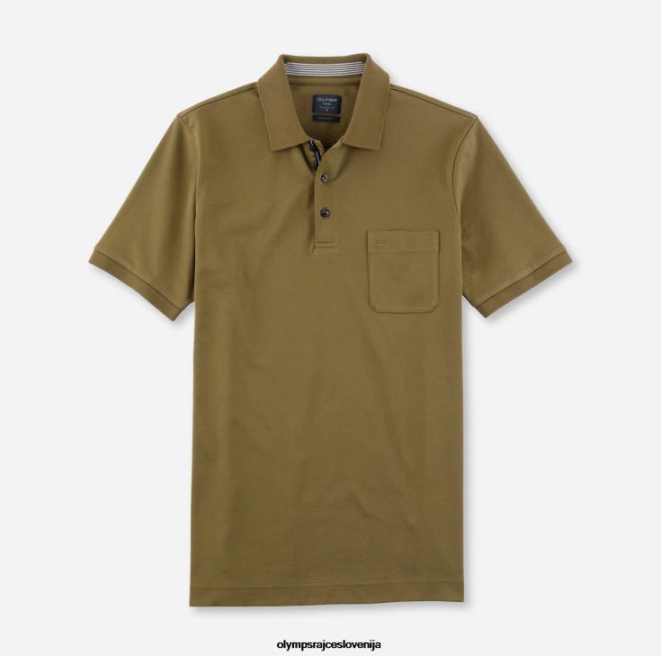 olymp_oblacila_2dd6j2090_casual_modern_fit_polo_kaki.jpg OLYMP oblačila 2DD6J2090 casual modern fit, polo, kaki - Image 1