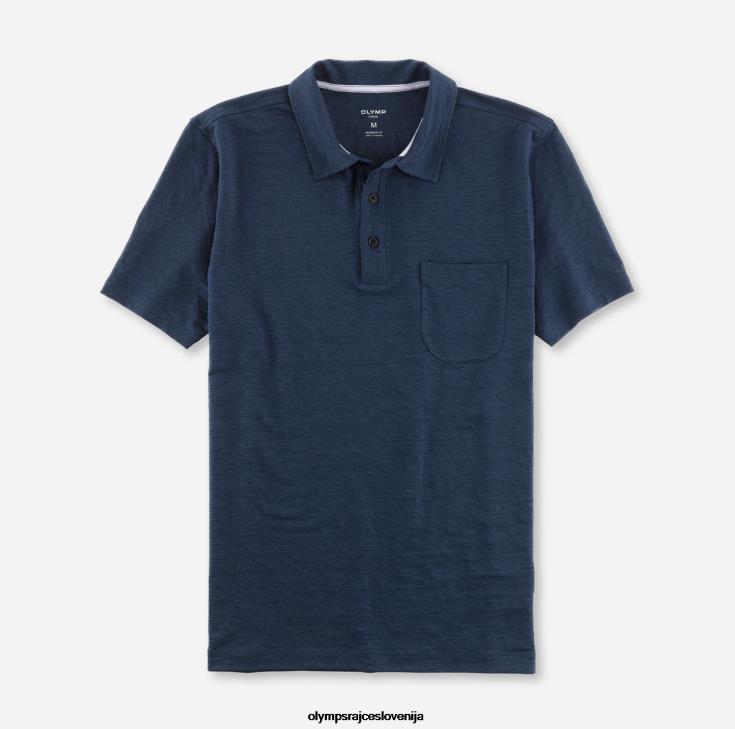olymp_oblacila_2dd6j2091_casual_modern_fit_polo_dimljeno_modra.jpg OLYMP oblačila 2DD6J2091 casual modern fit, polo, dimljeno modra - Image 1