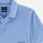 OLYMP oblačila 2DD6J2093 casual modern fit, polo, svetlo modra - Image 2