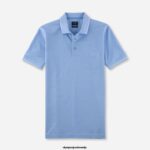 OLYMP oblačila 2DD6J2093 casual modern fit, polo, svetlo modra