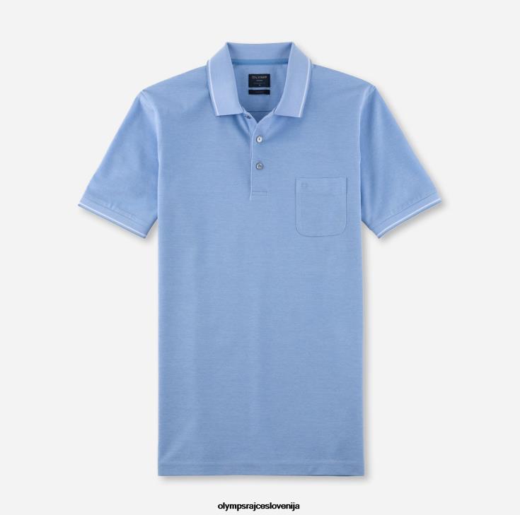 olymp_oblacila_2dd6j2093_casual_modern_fit_polo_svetlo_modra.jpg OLYMP oblačila 2DD6J2093 casual modern fit, polo, svetlo modra - Image 1