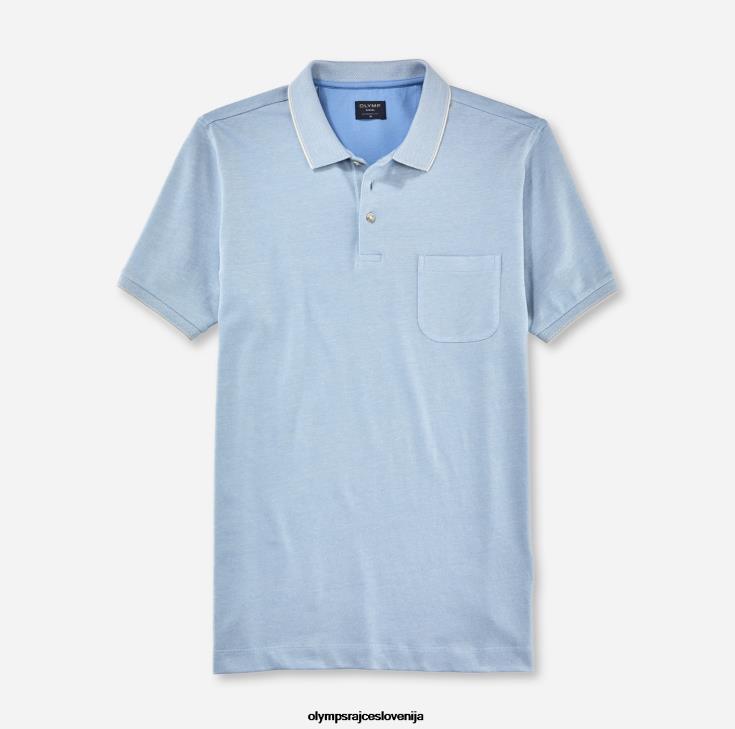 olymp_oblacila_2dd6j2095_casual_modern_fit_polo_svetlo_modra.jpg OLYMP oblačila 2DD6J2095 casual modern fit, polo, svetlo modra - Image 1
