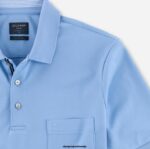 OLYMP oblačila 2DD6J2098 casual modern fit, polo, svetlo modra - Image 2