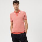 OLYMP oblačila 2DD6J2103 level five pletenine body fit, polo, rdeče