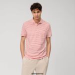 OLYMP oblačila 2DD6J2104 casual modern fit, polo, rdeča