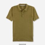OLYMP oblačila 2DD6J2108 casual modern fit, polo, nougat