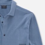 OLYMP oblačila 2DD6J2113 casual modern fit, polo, dimljeno modra - Image 2