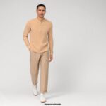 OLYMP oblačila 2DD6J2117 polo majica za prosti čas z dolgimi rokavi, naravna - Image 2