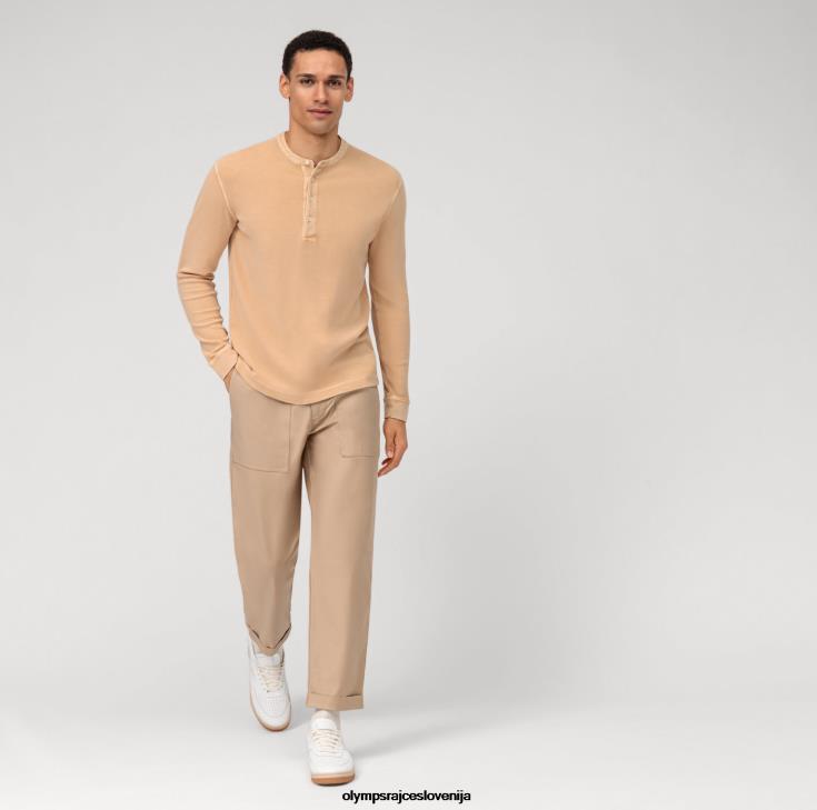 OLYMP oblačila 2DD6J2117 polo majica za prosti čas z dolgimi rokavi, naravna - Image 2