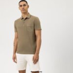 OLYMP oblačila 2DD6J2118 casual modern fit, polo, kaki
