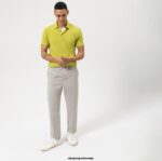 OLYMP oblačila 2DD6J2121 casual modern fit, polo, zelena - Image 2
