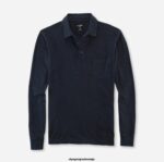 OLYMP oblačila 2DD6J2122 casual modern fit, polo, marine