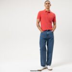 OLYMP oblačila 2DD6J2124 casual modern fit, polo, rdeča - Image 2
