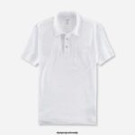 OLYMP oblačila 2DD6J2130 casual modern fit, polo, umazano bela