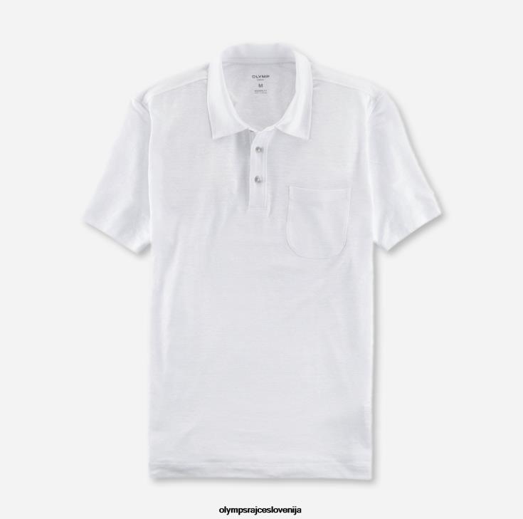 olymp_oblacila_2dd6j2130_casual_modern_fit_polo_umazano_bela.jpg OLYMP oblačila 2DD6J2130 casual modern fit, polo, umazano bela - Image 1