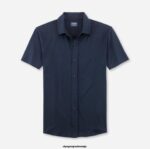 OLYMP oblačila 2DD6J2134 casual modern fit, polo, marine