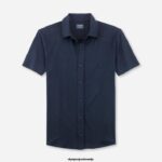 OLYMP oblačila 2DD6J2134 casual modern fit, polo, marine
