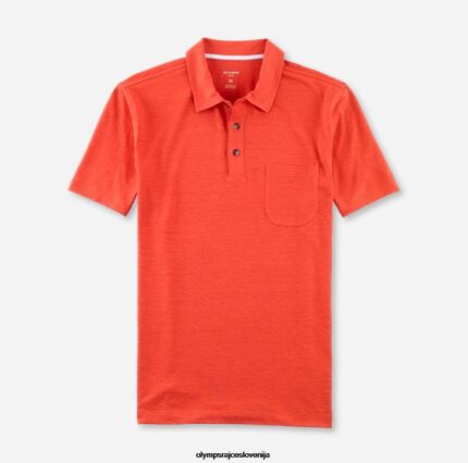 OLYMP oblačila 2DD6J2136 casual modern fit, polo, opečnato rdeča