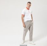 OLYMP oblačila 2DD6J2138 casual moderen kroj, polo, bela - Image 2
