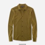 OLYMP oblačila 2DD6J2141 casual moderen kroj, polo, olivna
