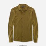 OLYMP oblačila 2DD6J2141 casual moderen kroj, polo, olivna