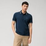 OLYMP oblačila 2DD6J2143 casual modern fit, polo, marine
