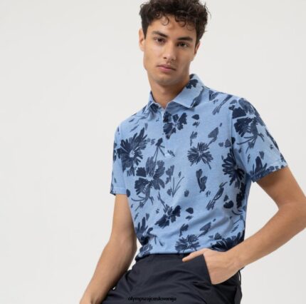 OLYMP oblačila 2DD6J2146 casual modern fit, polo, marine