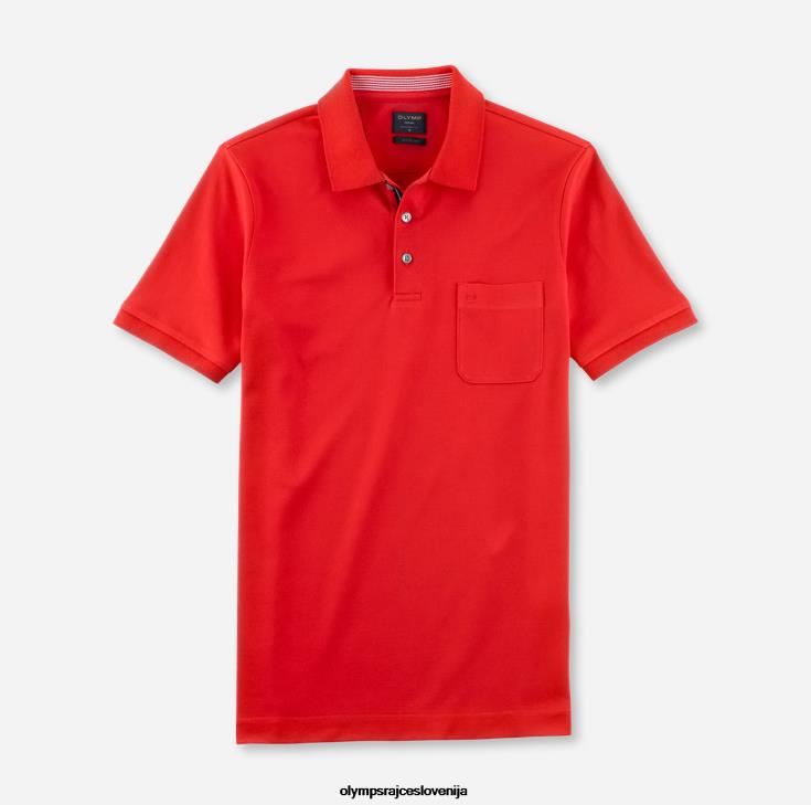 olymp_oblacila_2dd6j2147_casual_modern_fit_polo_rust.jpg OLYMP oblačila 2DD6J2147 casual modern fit, polo, rust - Image 1