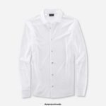 OLYMP oblačila 2DD6J2151 casual moderen kroj, polo, bela
