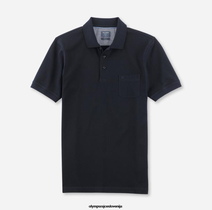 olymp_oblacila_2dd6j2167_casual_modern_fit_polo_polnocno_modra.jpg OLYMP oblačila 2DD6J2167 casual modern fit, polo, polnočno modra - Image 1
