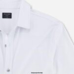OLYMP oblačila 2DD6J2170 casual moderen kroj, polo, bela - Image 2