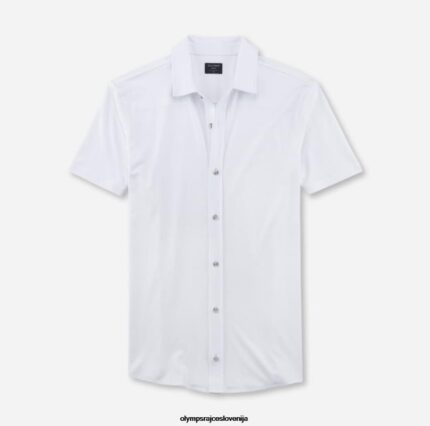 OLYMP oblačila 2DD6J2170 casual moderen kroj, polo, bela