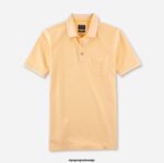 OLYMP oblačila 2DD6J2179 casual modern fit, polo, rumena