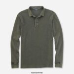 OLYMP oblačila 2DD6J2183 casual modern fit, polo, temno zelena